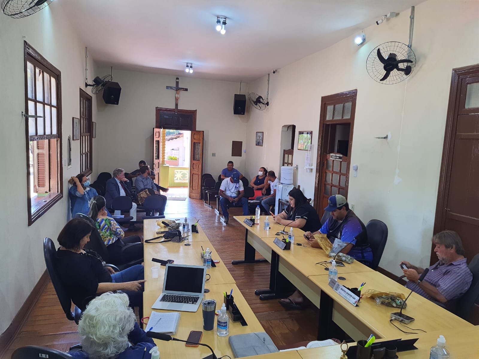 Reunião com os representantes da empresa NACON (Navegação Confiança) referente as balsas.